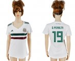 Wholesale Cheap Women's Mexico #19 O.Peralta Away Soccer Country Jersey