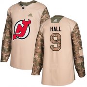 Wholesale Cheap Adidas Devils #9 Taylor Hall Camo Authentic 2017 Veterans Day Stitched NHL Jersey