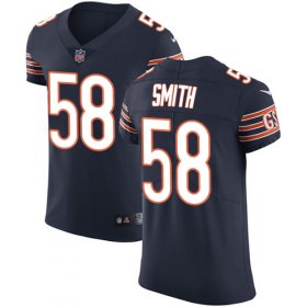 Wholesale Cheap Nike Bears #58 Roquan Smith Navy Blue Team Color Men\'s Stitched NFL Vapor Untouchable Elite Jersey
