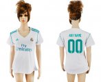 Wholesale Cheap Women's Real Madrid Personalized Home Soccer Club Jersey