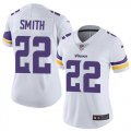Wholesale Cheap Nike Vikings #22 Harrison Smith White Women's Stitched NFL Vapor Untouchable Limited Jersey