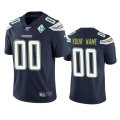 Wholesale Cheap Los Angeles Chargers Custom Navy 60th Anniversary Vapor Limited NFL Jersey