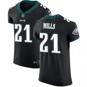 Wholesale Cheap Nike Eagles #21 Jalen Mills Black Alternate Men's Stitched NFL New Elite Jersey