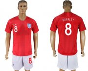 Wholesale Cheap England #8 Barkley Away Soccer Country Jersey