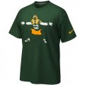 Wholesale Cheap Green Bay Packers Nike Silhouette T-Shirt Green