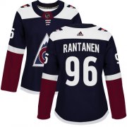 Wholesale Cheap Adidas Avalanche #96 Mikko Rantanen Navy Alternate Authentic Women's Stitched NHL Jersey