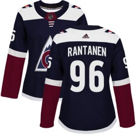 Wholesale Cheap Adidas Avalanche #96 Mikko Rantanen Navy Alternate Authentic Women\'s Stitched NHL Jersey
