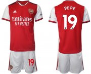 Wholesale Cheap Men 2021-2022 Club Arsenal home red 19 Soccer Jersey