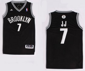 Wholesale Cheap Brooklyn Nets #7 JJ Nickname Revolution 30 Swingman Black Jersey