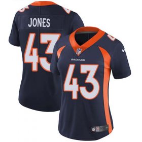 Wholesale Cheap Nike Broncos #43 Joe Jones Navy Blue Alternate Women\'s Stitched NFL Vapor Untouchable Limited Jersey