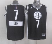 Wholesale Cheap Brooklyn Nets #7 Joe Johnson Revolution 30 Swingman 2014 Christmas Day Black Jersey