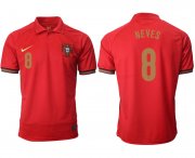 Wholesale Cheap Men 2021 Europe Portugal home AAA version 8 soccer jerseys