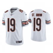 Wholesale Cheap Men's Chicago Bears #19 Equanimeous St. Brown White Vapor untouchable Limited Stitched Jersey