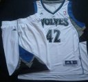 Wholesale Cheap Minnesota Timberwolves 42 Kevin Love White Revolution 30 Swingman NBA Suits