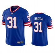 Wholesale Cheap Men's New York Giants #31 Matt Breida Royal Classic Vapor Limited Stitched Jersey