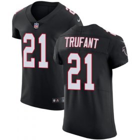 Wholesale Cheap Nike Falcons #21 Desmond Trufant Black Alternate Men\'s Stitched NFL Vapor Untouchable Elite Jersey