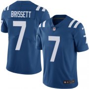 Wholesale Cheap Nike Colts #7 Jacoby Brissett Royal Blue Team Color Men's Stitched NFL Vapor Untouchable Limited Jersey