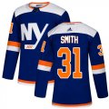 Wholesale Cheap Adidas Islanders #31 Billy Smith Blue Authentic Alternate Stitched NHL Jersey