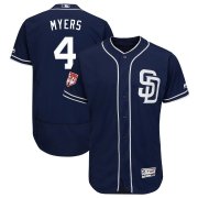 Wholesale Cheap Padres #4 Wil Myers Navy 2019 Spring Training Flex Base Stitched MLB Jersey