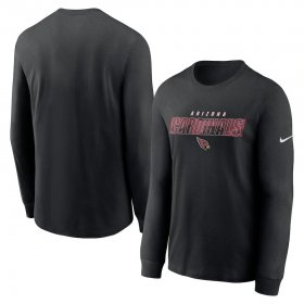Wholesale Cheap Arizona Cardinals Nike Fan Gear Playbook Long Sleeve T-Shirt Black