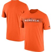 Wholesale Cheap Cincinnati Bengals Nike Sideline Seismic Legend Performance T-Shirt Orange