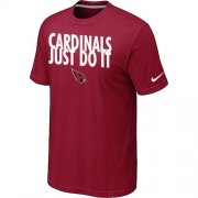 Wholesale Cheap Nike Arizona Cardinals Just Do It Red T-Shirt