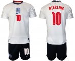 Wholesale Cheap Men 2020-2021 European Cup England home white 10 Nike Soccer Jersey
