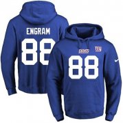 Wholesale Cheap Nike Giants #88 Evan Engram Royal Blue Name & Number Pullover NFL Hoodie