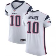 Wholesale Cheap Nike Patriots #10 Josh Gordon White Men's Stitched NFL Vapor Untouchable Elite Jersey