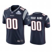 Wholesale Cheap New England Patriots Custom Navy Super Bowl LIII Champions Vapor Limited NFL Jersey