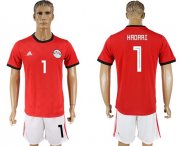 Wholesale Cheap Egypt #1 Hadari Red Home Soccer Country Jersey