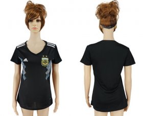 Wholesale Cheap Women\'s Argentina Blank Away Soccer Country Jersey