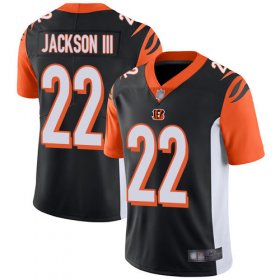 Wholesale Cheap Nike Bengals #22 William Jackson III Black Team Color Men\'s Stitched NFL Vapor Untouchable Limited Jersey