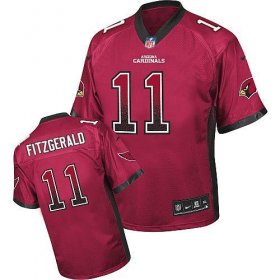 Wholesale Cheap Nike Cardinals #11 Larry Fitzgerald Red Team Color Men\'s Stitched NFL Elite Drift Fashion Jersey