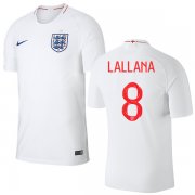 Wholesale Cheap England #8 Lallana Home Thai Version Soccer Country Jersey