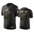 Wholesale Cheap Browns Custom Men's Stitched NFL Vapor Untouchable Limited Black Golden Jersey