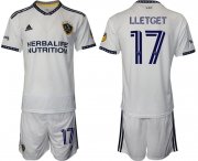 Wholesale Cheap Men 2022-2023 Club Los Angeles Galaxy home white 17 Adidas Soccer Jersey