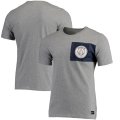Wholesale Cheap Paris Saint-Germain Nike Team Crest T-Shirt Heathered Gray