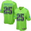 Wholesale Cheap Nike Seahawks #25 Richard Sherman Green Alternate Men's Stitched NFL Limited Strobe Jersey