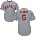 Wholesale Cheap Angels of Anaheim #6 Anthony Rendon Grey New Cool Base Stitched MLB Jersey