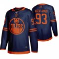 Wholesale Cheap Edmonton Oilers #93 Ryan Nugent-Hopkins Blue 2019-20 Third Alternate Jersey