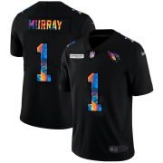 Cheap Arizona Cardinals #1 Kyler Murray Men's Nike Multi-Color Black 2020 NFL Crucial Catch Vapor Untouchable Limited Jersey