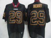 Wholesale Cheap Chiefs #29 Eric Berry Lights Out Black Stitched NFL Jersey