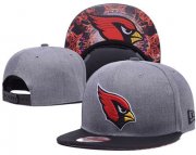 Wholesale Cheap NFL Arizona Cardinals Fresh Logo Gray Snapback Adjustable Hat