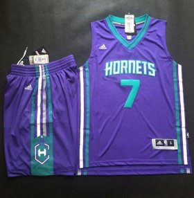 Wholesale Cheap Hornets #7 Jeremy Lin Purple A Set Stitched NBA Jersey