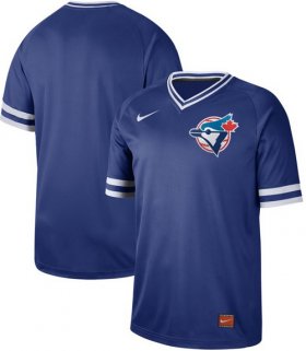 Wholesale Cheap Nike Blue Jays Blank Royal Authentic Cooperstown Collection Stitched MLB Jersey