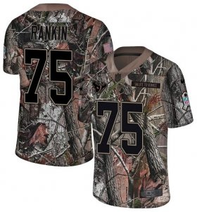 Wholesale Cheap Nike Texans #75 Martinas Rankin Camo Men\'s Stitched NFL Limited Rush Realtree Jersey