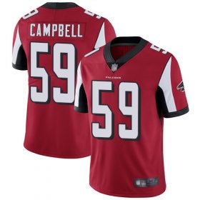 Wholesale Cheap Nike Falcons #59 De\'Vondre Campbell Red Team Color Men\'s Stitched NFL Vapor Untouchable Limited Jersey