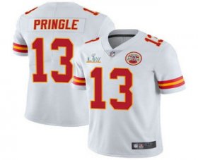 Wholesale Cheap Men\'s Kansas City Chiefs #13 Byron Pringle White 2021 Super Bowl LV Limited Stitched NFL Jersey