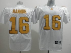 Wholesale Cheap Tennessee Volunteers #16 Peyton Manning White Jersey